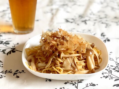 簡単で美味しい！３種類きのこの和風パスタ♪